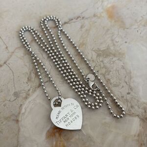 Tiffany & Co. Return to Tiffany Heart Tag Pendant Sterling Silver